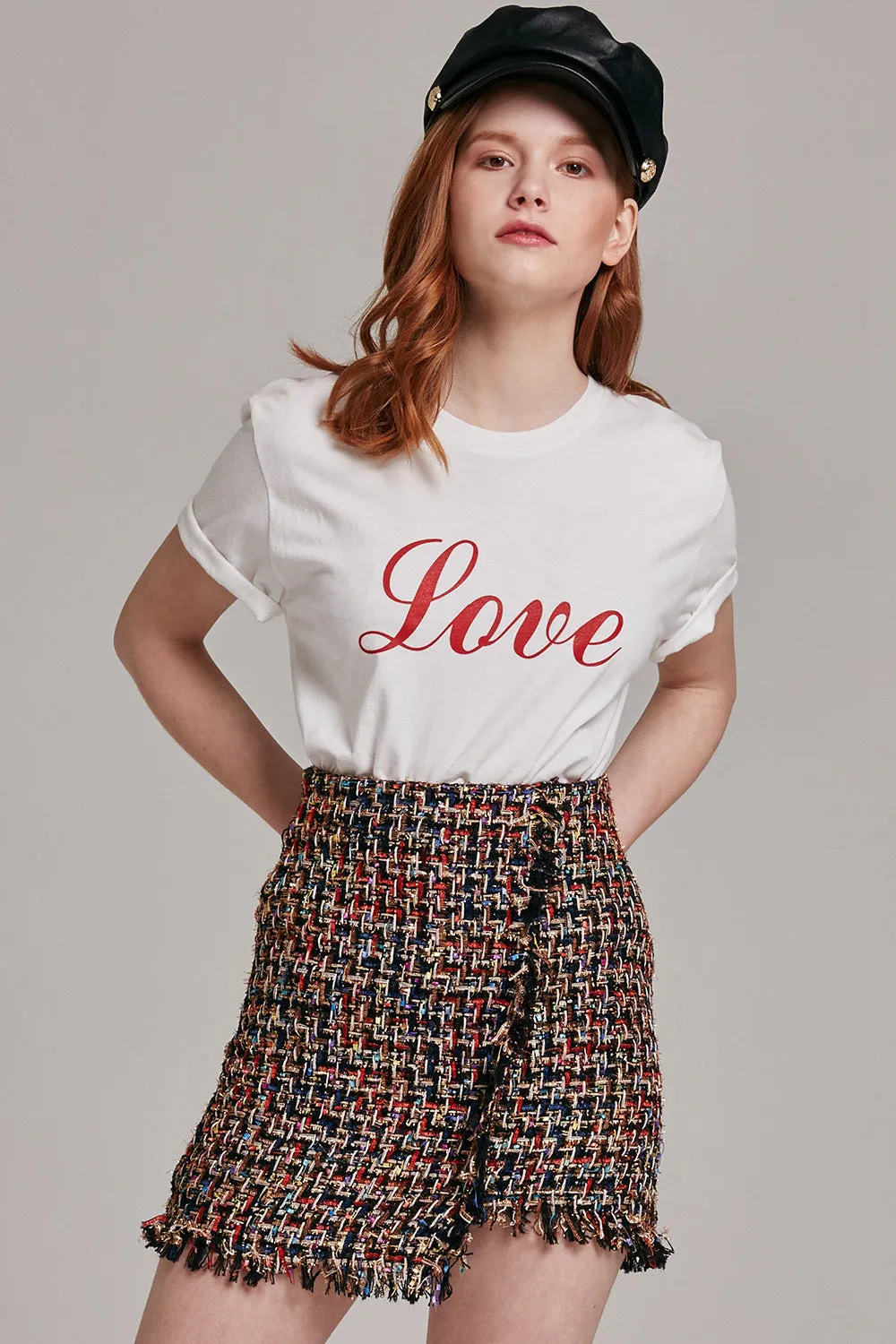 Coco Tweed Mini Skirt