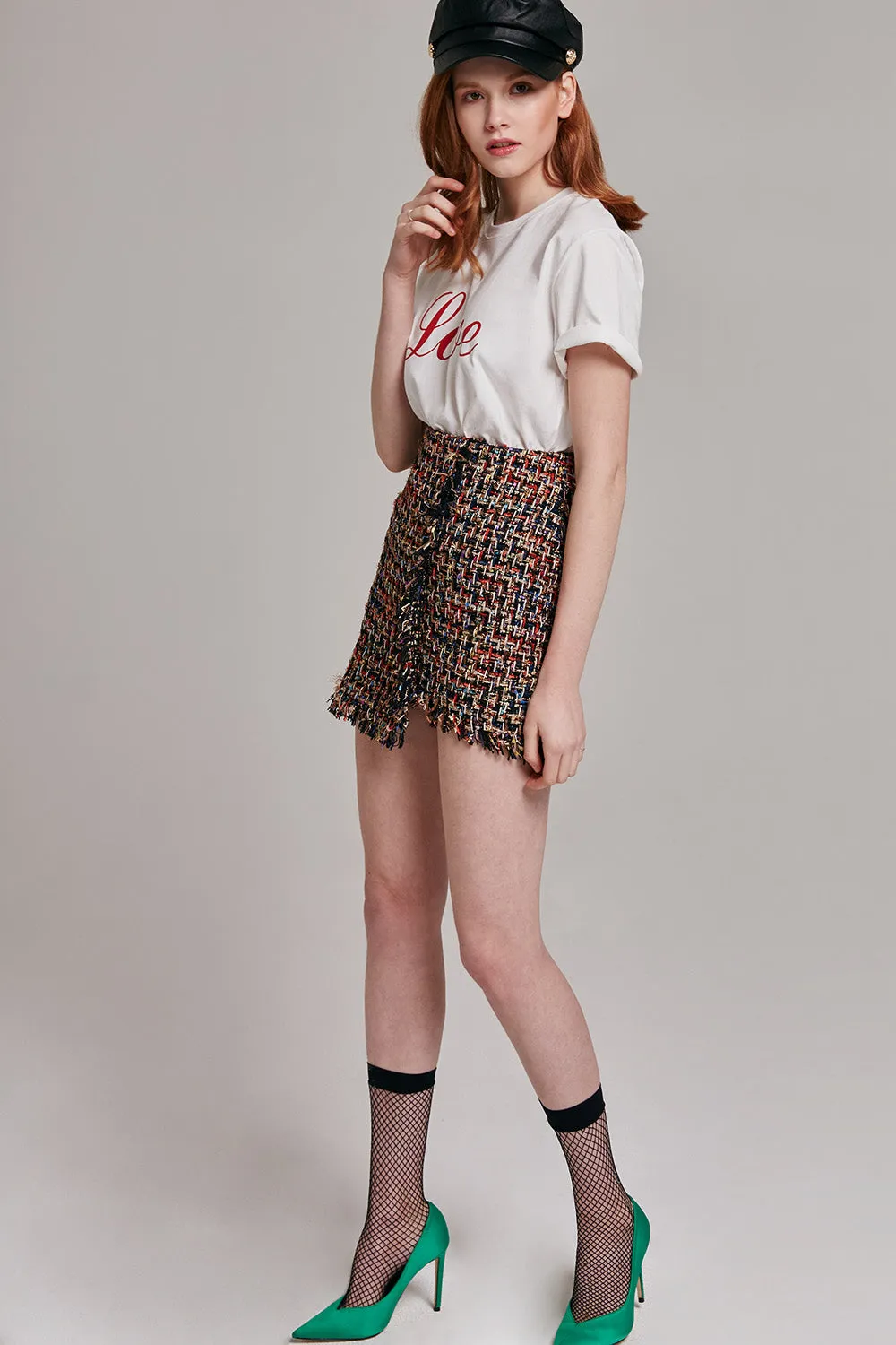 Coco Tweed Mini Skirt