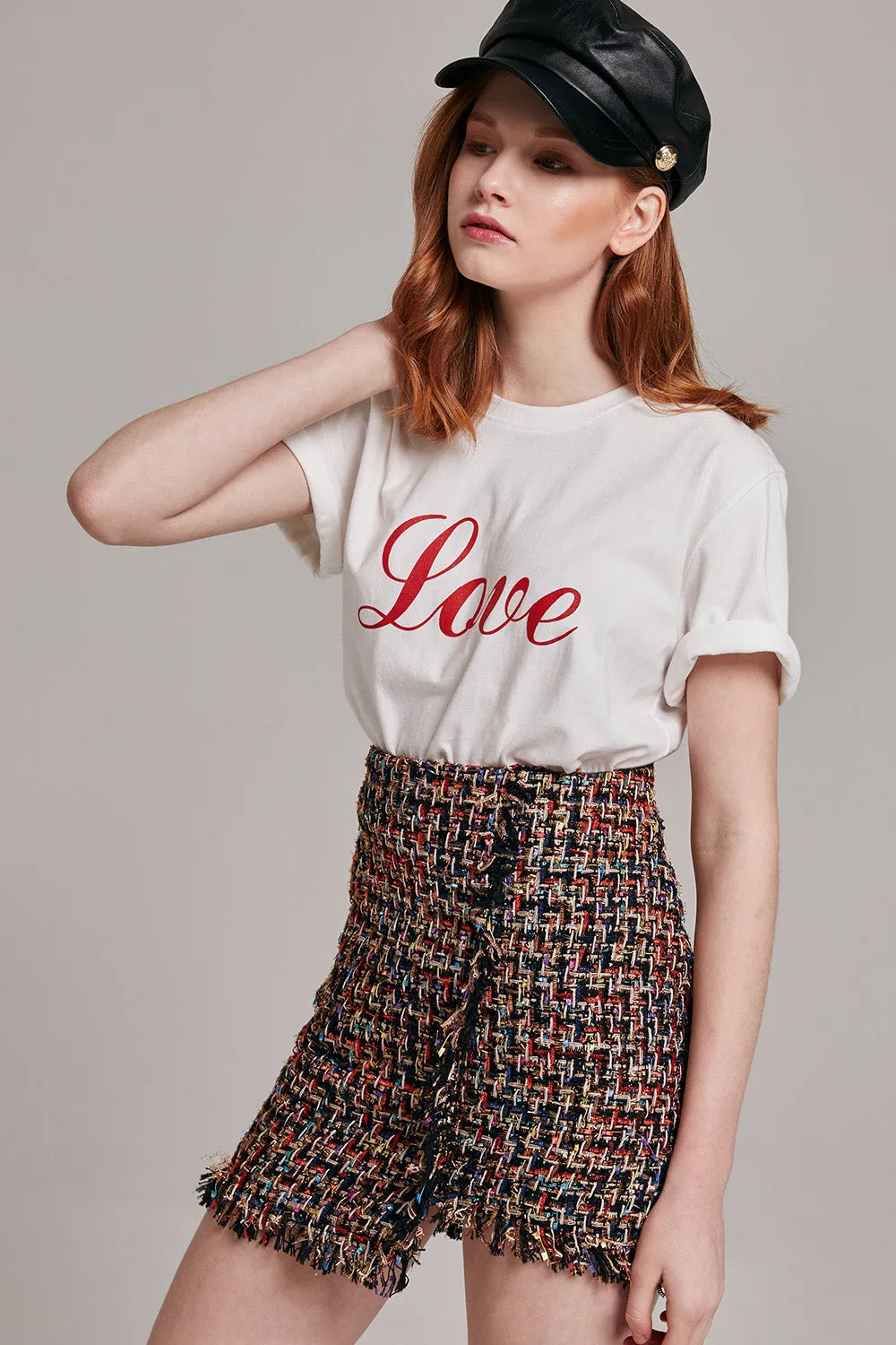 Coco Tweed Mini Skirt