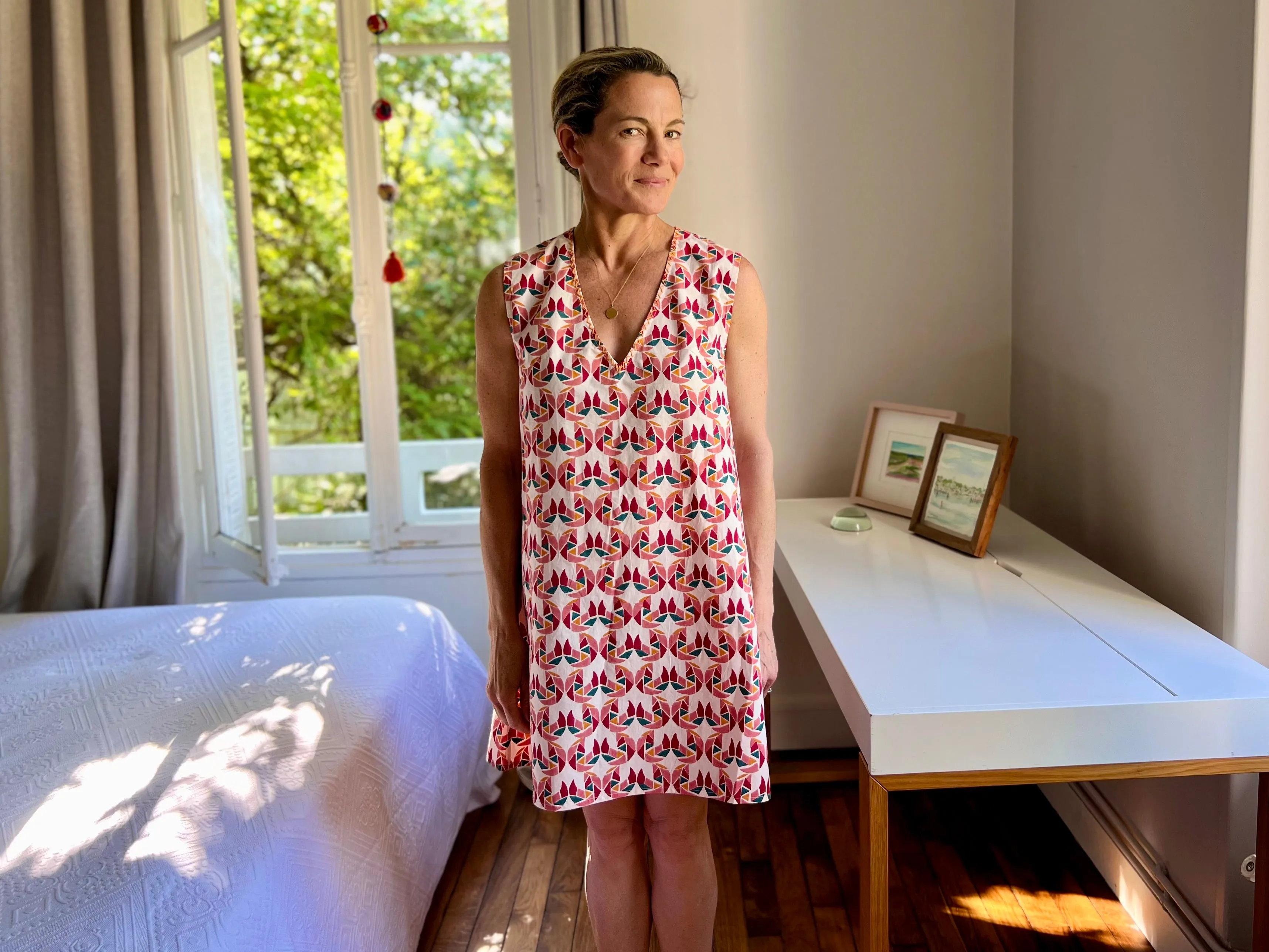 Confetti Mollusk Sleeveless Shift