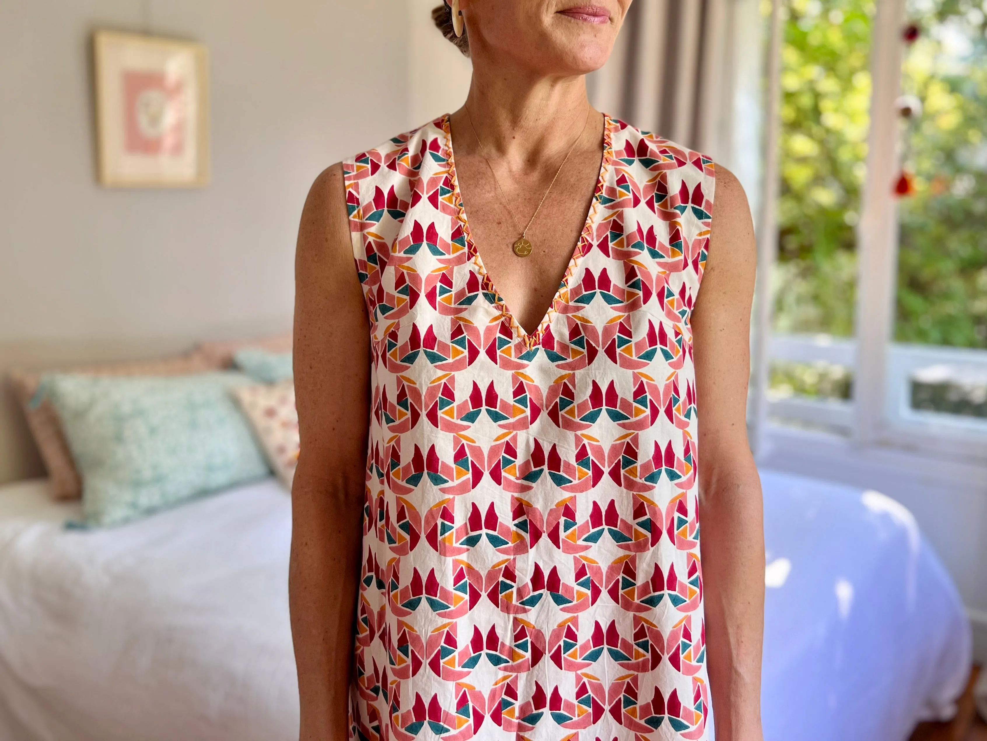 Confetti Mollusk Sleeveless Shift