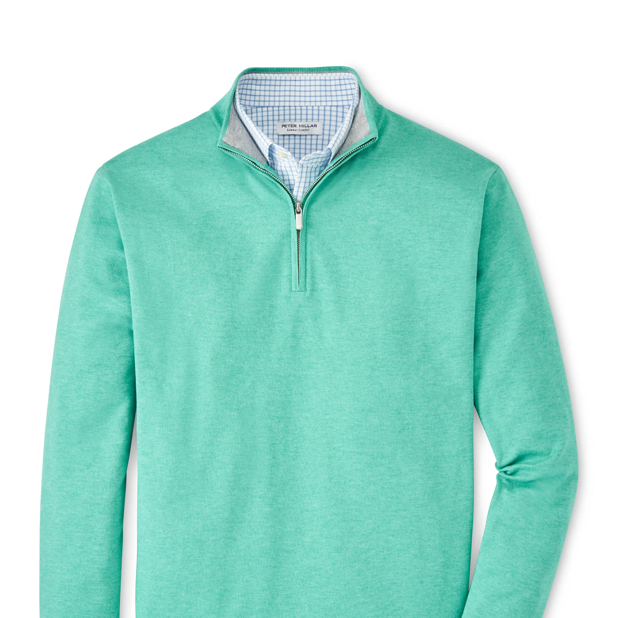 Coolspun Cotton Quarter Zip Sweater