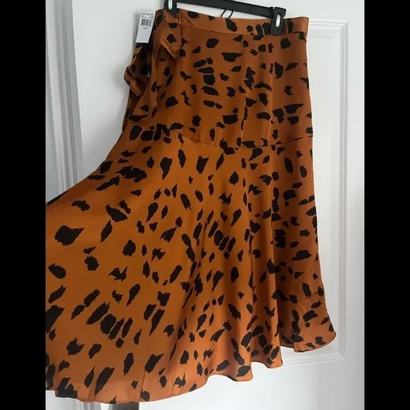 COOPER ST Animal Print WRAP SKIRT Size 10 NWT