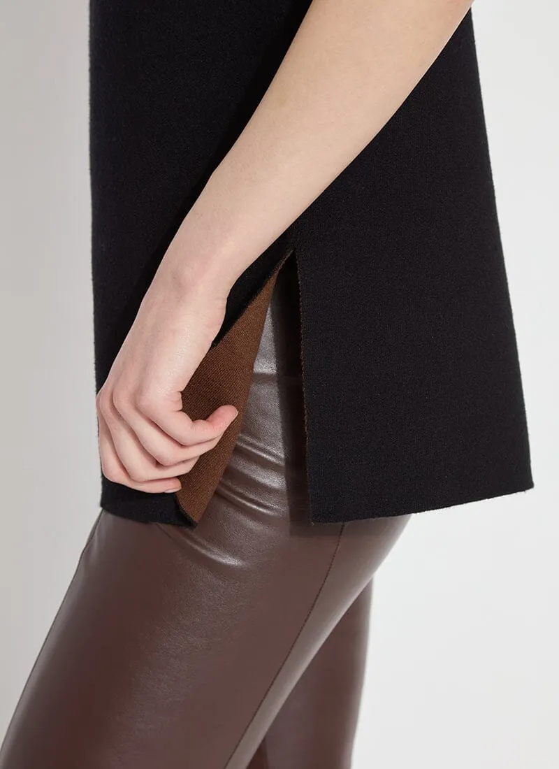 Cortado Knit Sweater Tunic | Black