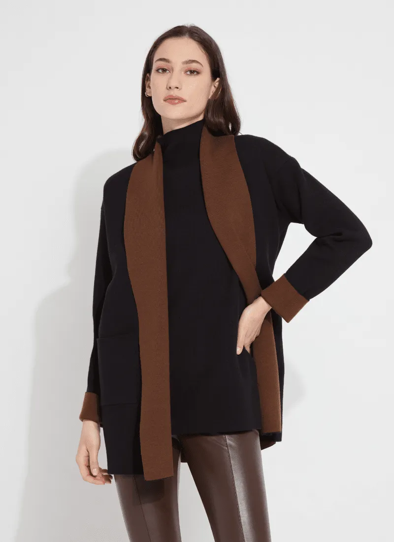 Cortado Knit Sweater Tunic | Black