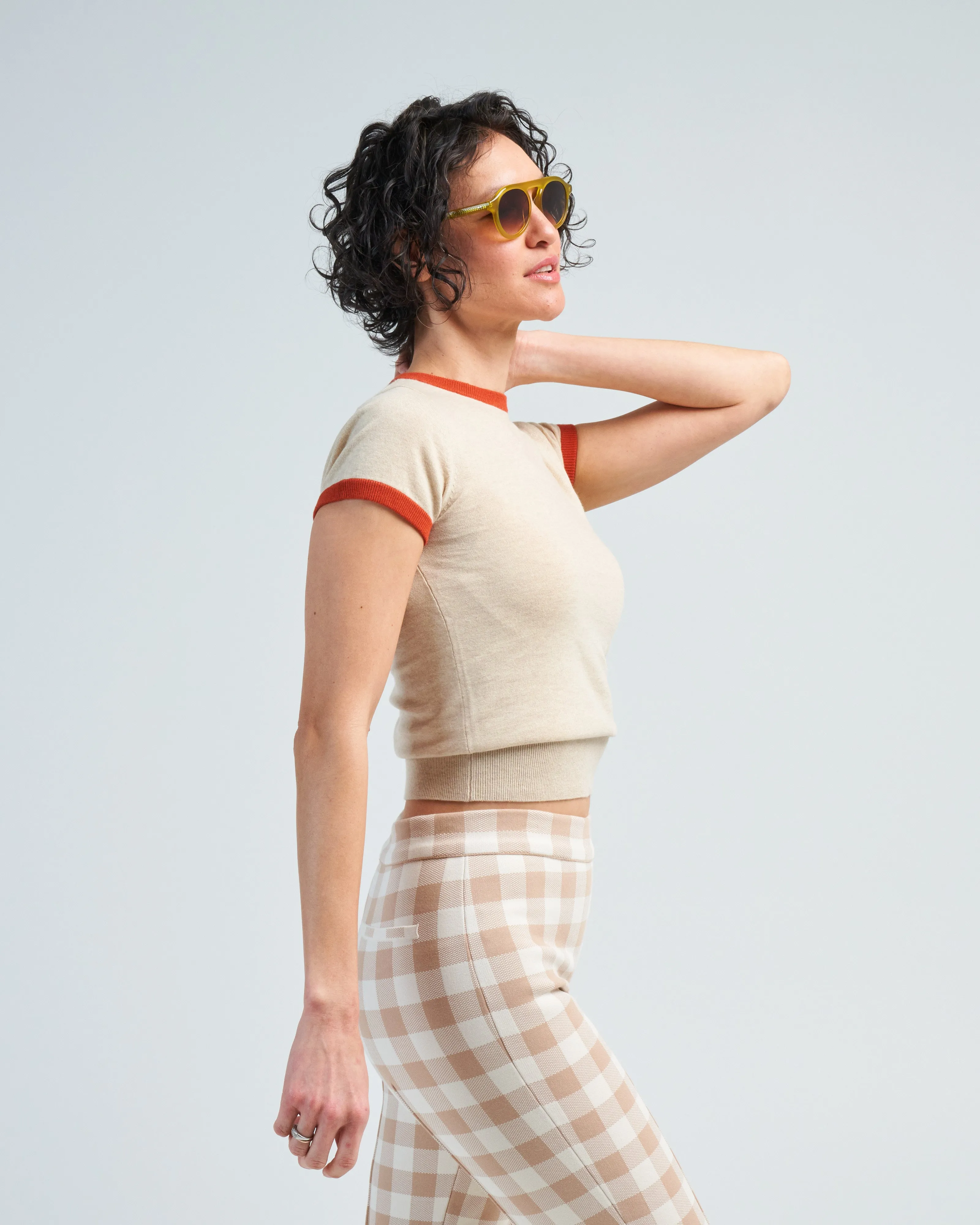 cotton cashmere tee