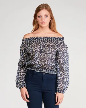 Cotton Cropped Blouse