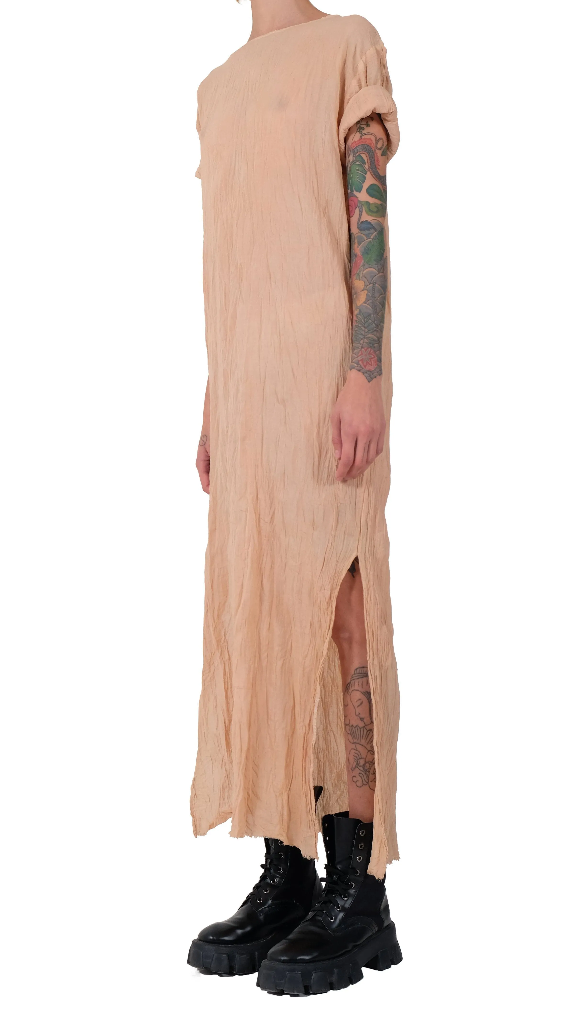 Cotton Long T-Shirt Dress