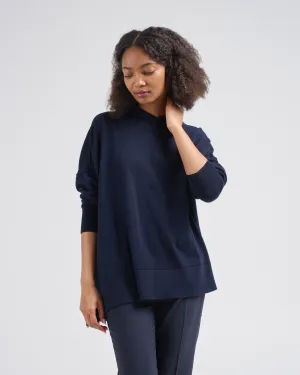 cotton pointelle hoodie