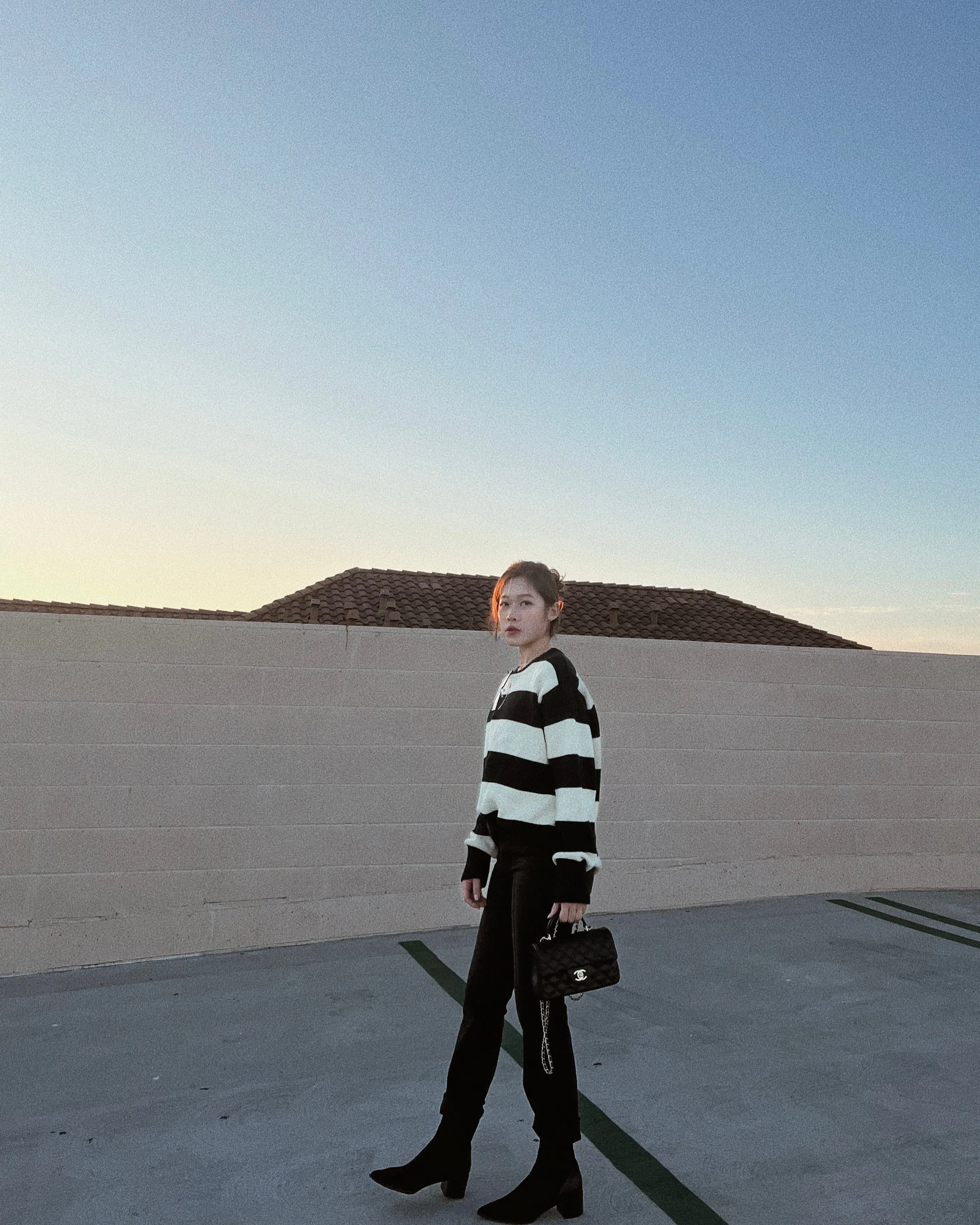 Cotton Stripe Sweater