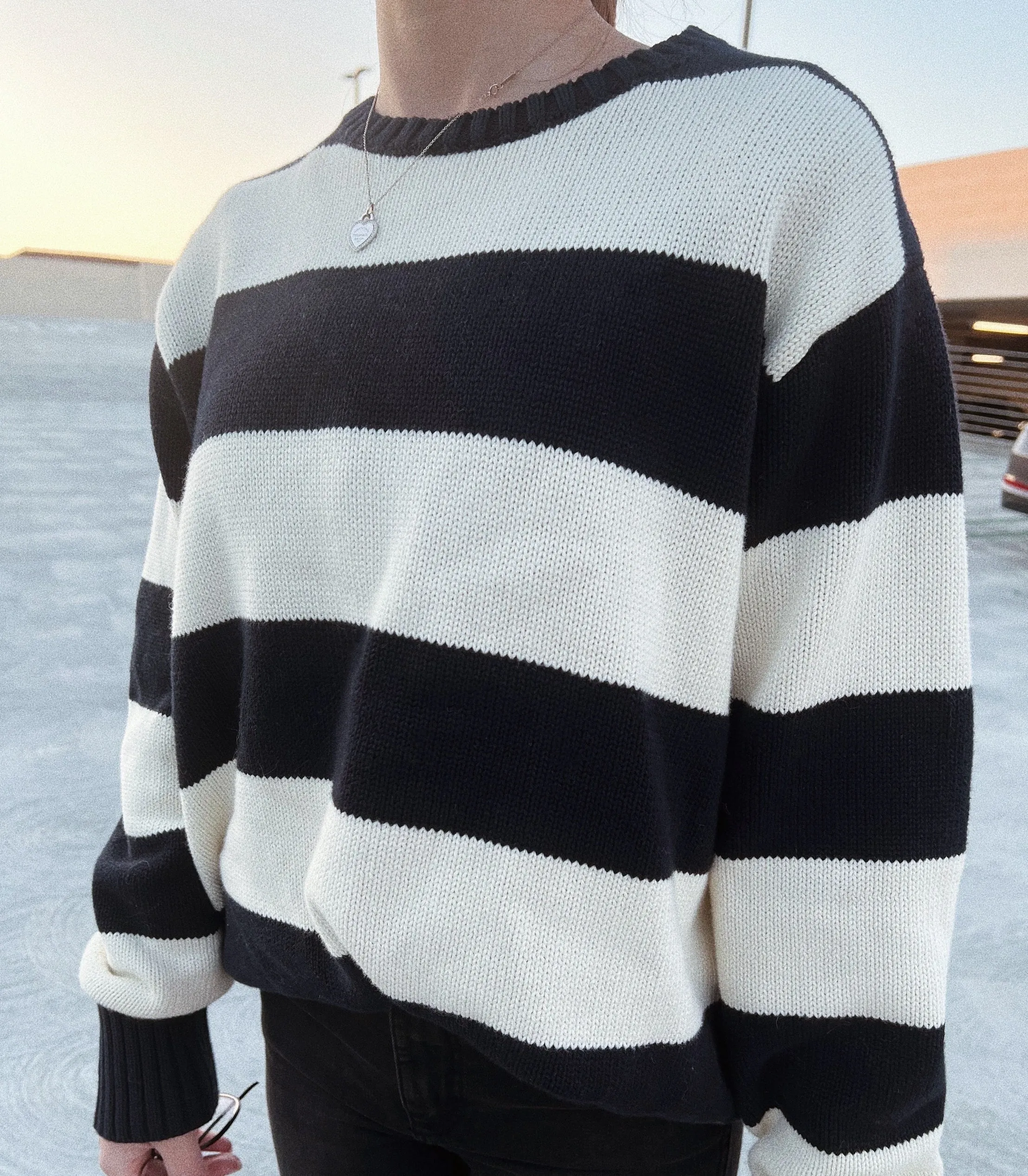 Cotton Stripe Sweater