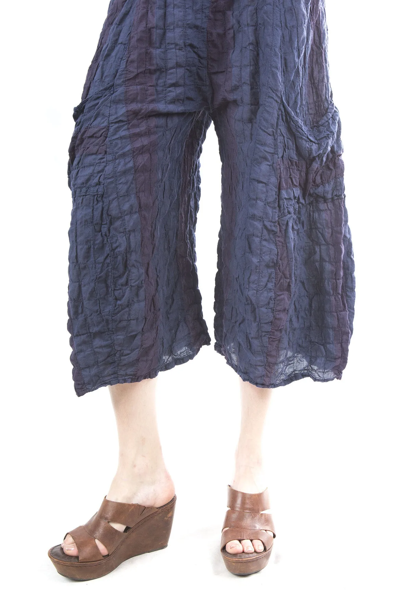 Cotton Voile Capri Pant UnPrinted