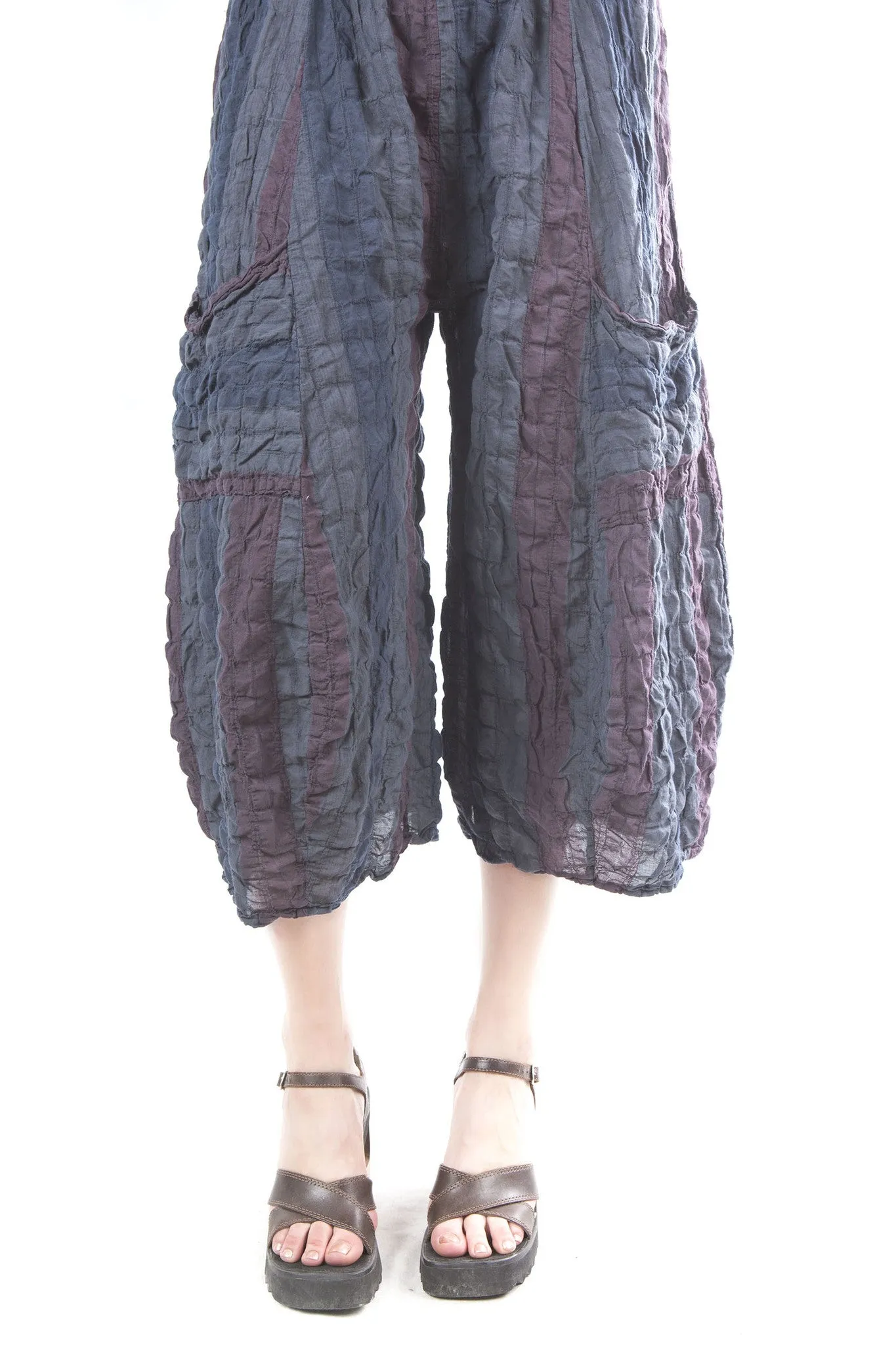 Cotton Voile Capri Pant UnPrinted