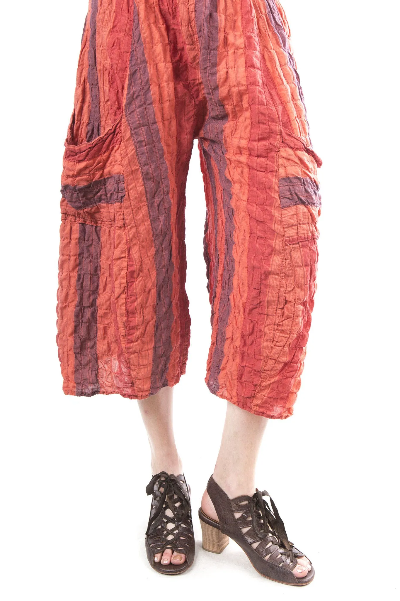 Cotton Voile Capri Pant UnPrinted