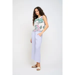 CROPPED LINEN PANT