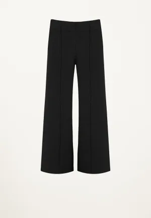 Cropped Milano Pant in Black