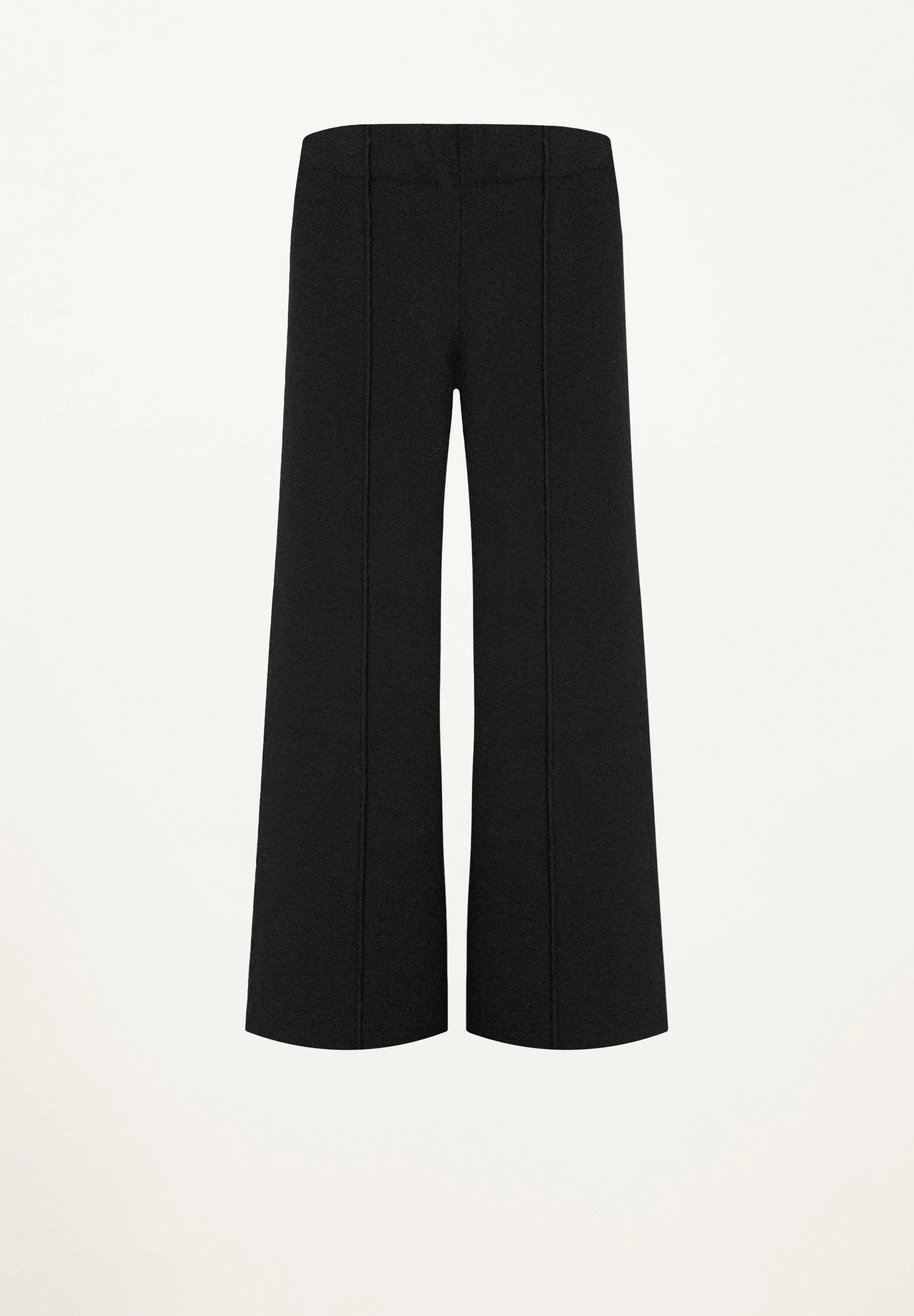 Cropped Milano Pant in Black