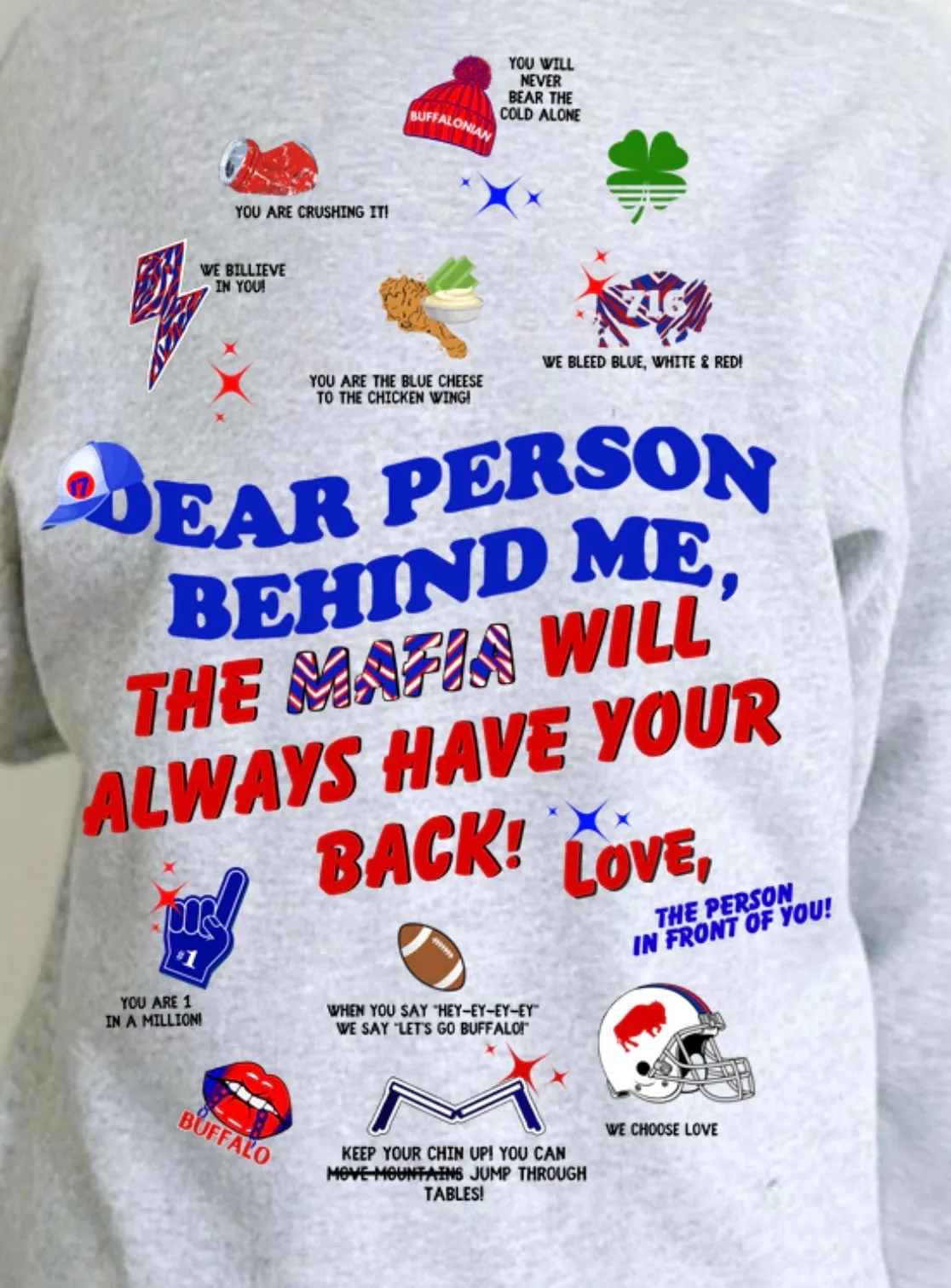 “DEAR PERSON BEHIND ME” Crew