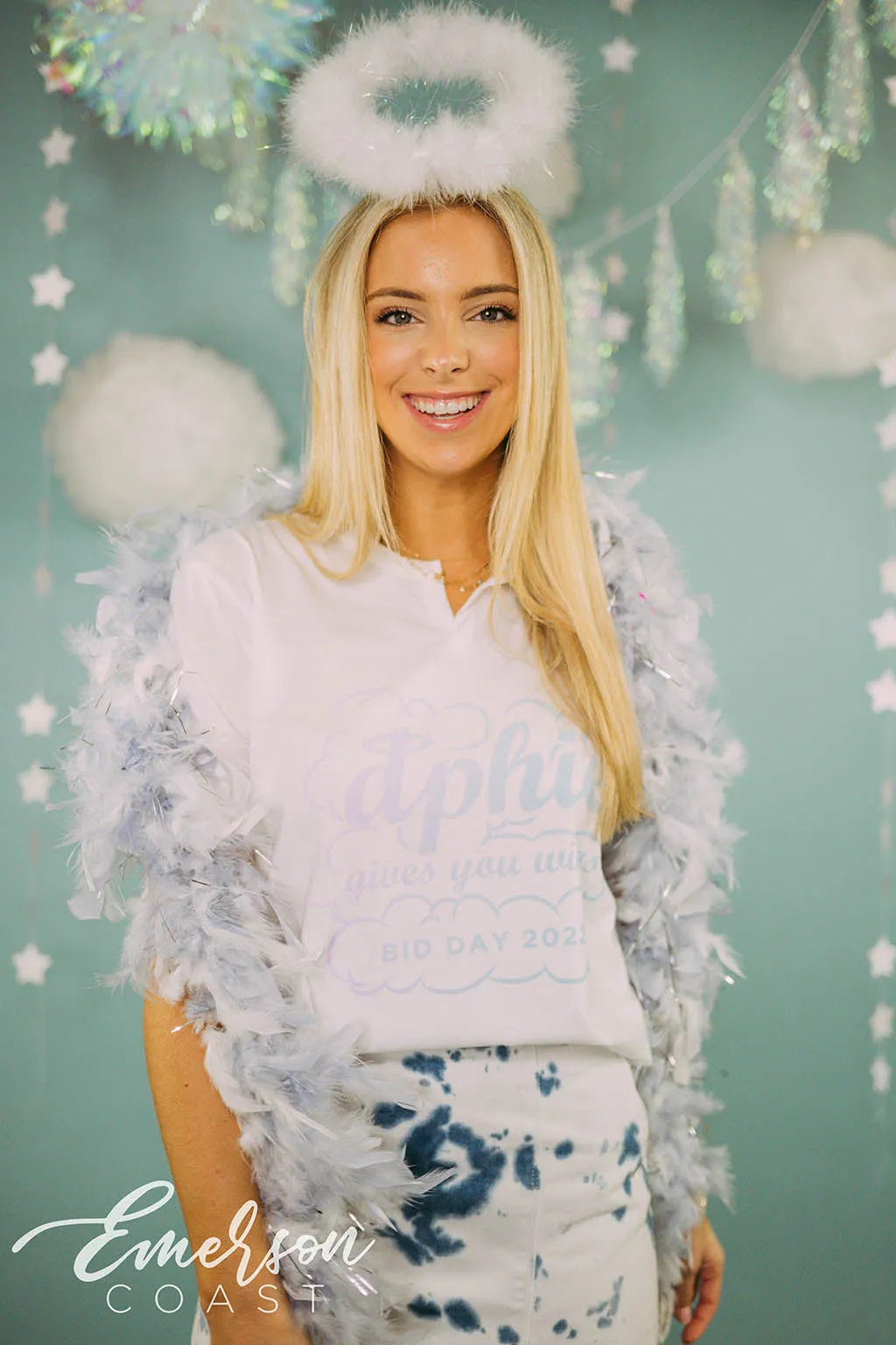 Delta Phi Epsilon Gives You Wings Bid Day Tshirt