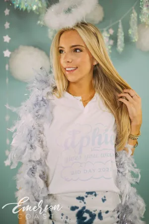 Delta Phi Epsilon Gives You Wings Bid Day Tshirt