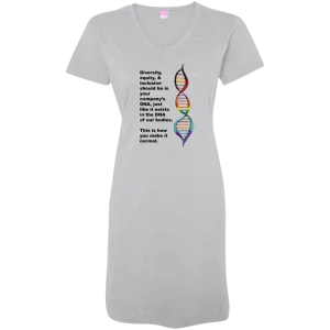 Diversity DNA V-Neck Fine Jersey T-shirt Dress