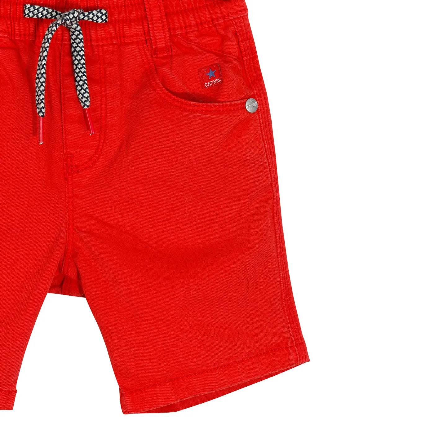 Dyed Gabardine Shorts