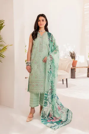 Eden Bloom| Farasha Mehak Festive Lawn SS 23 | Unstitched Embroidered Collection