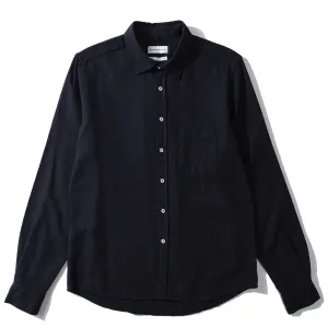 Edmmond Studios Adam Shirt Plain Navy