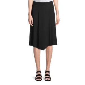Eileen Fisher Jersey Faux Wrap Skirt‎ Small