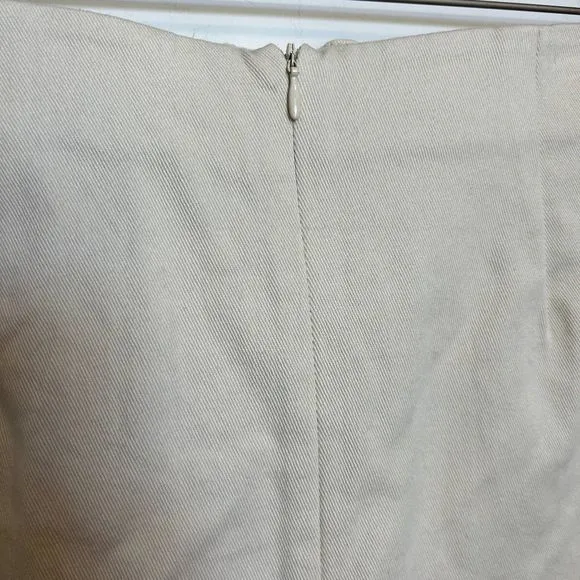 Eloquii Womens Mickey Laceup Detail Mini Skirt Size 18 BUTTERCREAM Off-white