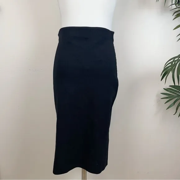 En Saison Calix Mini Knit  Skirt in Black