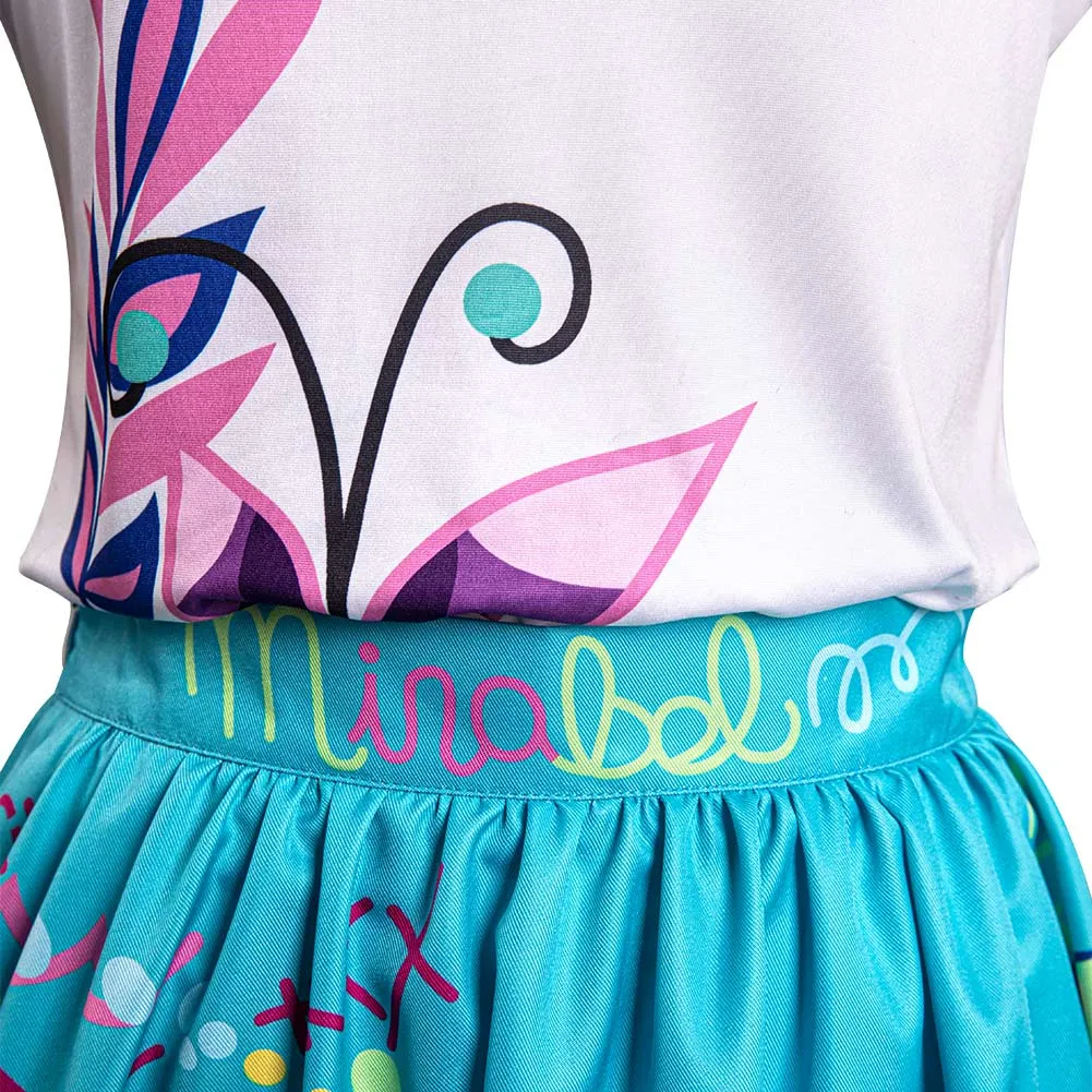 Encanto Mirabel Dress Outfits Cosplay Costume Halloween Carnival Suit