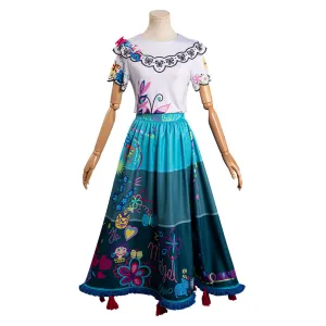 Encanto Mirabel Dress Outfits Cosplay Costume Halloween Carnival Suit
