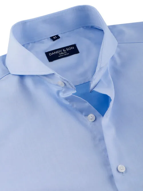 Extreme Cutaway Light Blue Non-Iron Premium Shirt