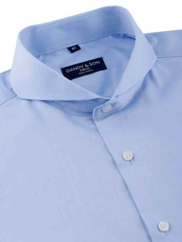 Extreme Cutaway Light Blue Non-Iron Premium Shirt