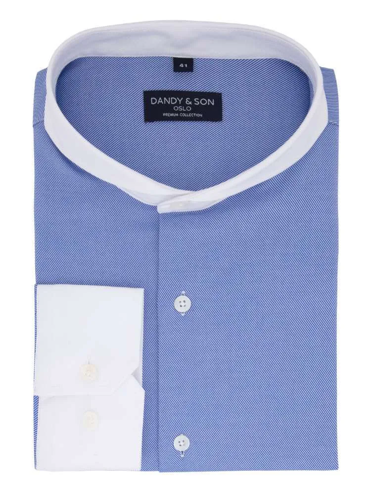 Extreme Cutaway Royal Blue Premium Contrast Shirt