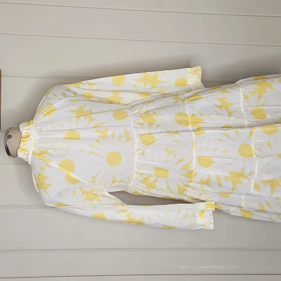 EYWASOULS MALIBU CORA MINI DRESS IN DELIGHTFUL DAISIES