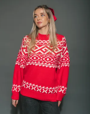 Fair Isle Knit Sweater