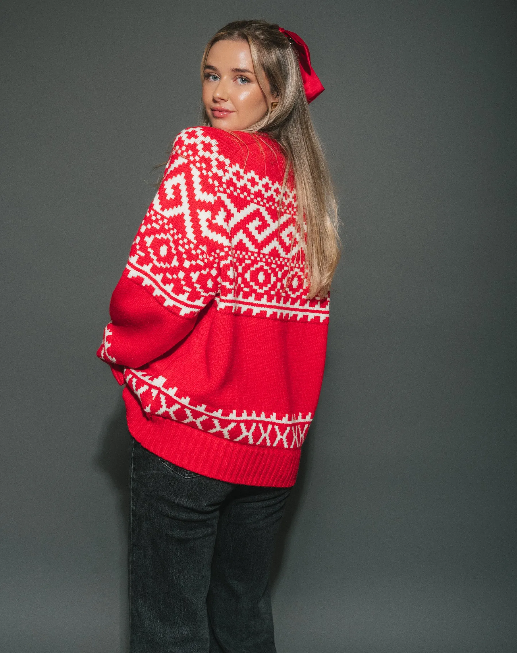 Fair Isle Knit Sweater