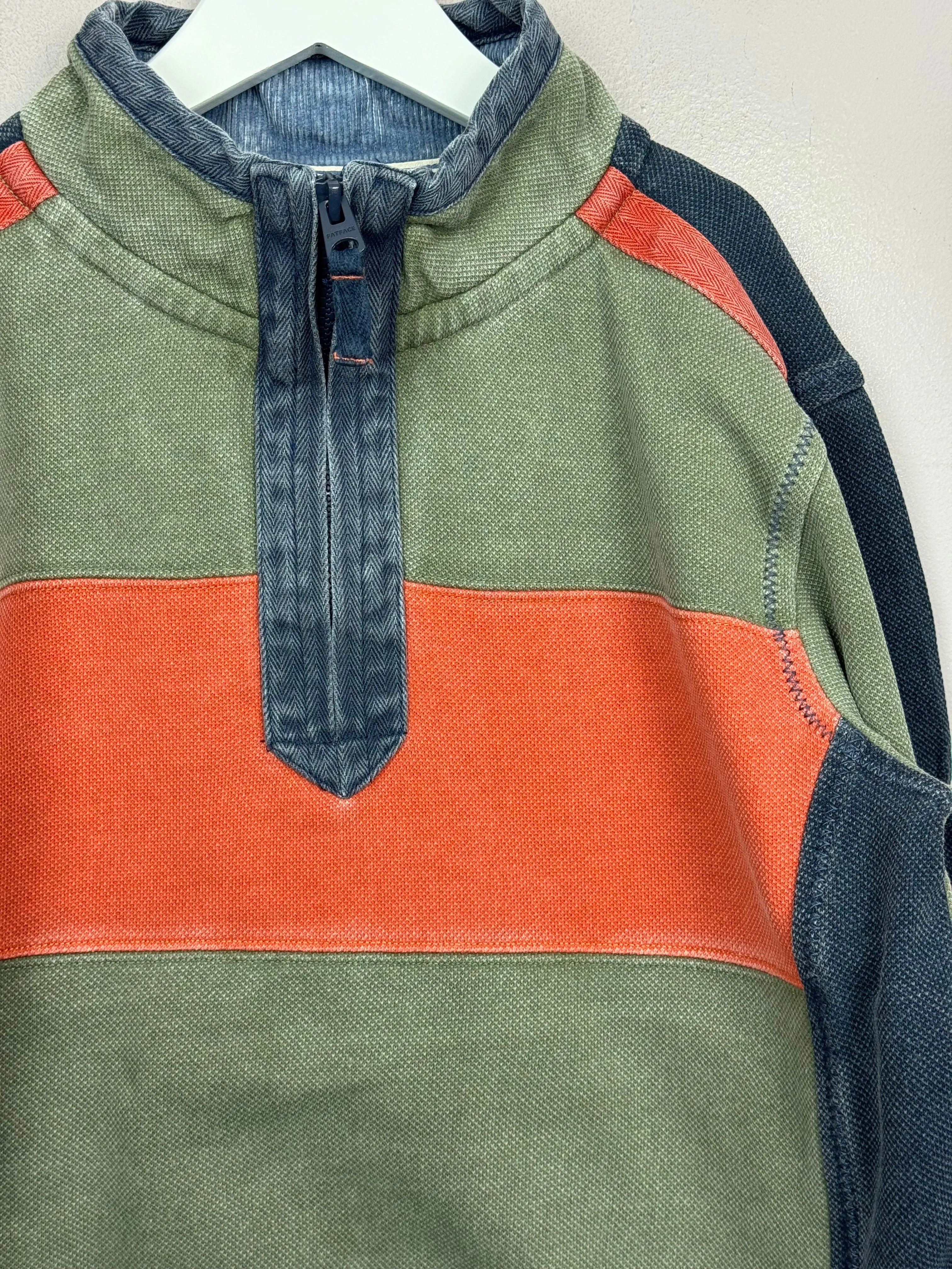 Fat face khaki Airlie Sweatshirt 12-13y