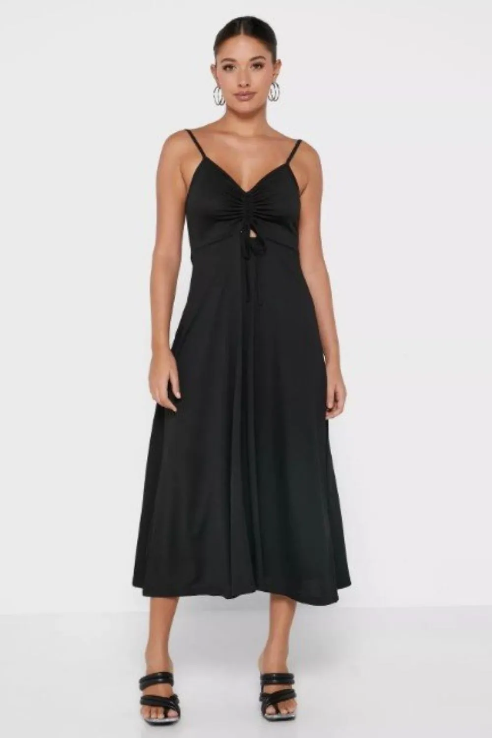 Finally Black Spaghetti Dress