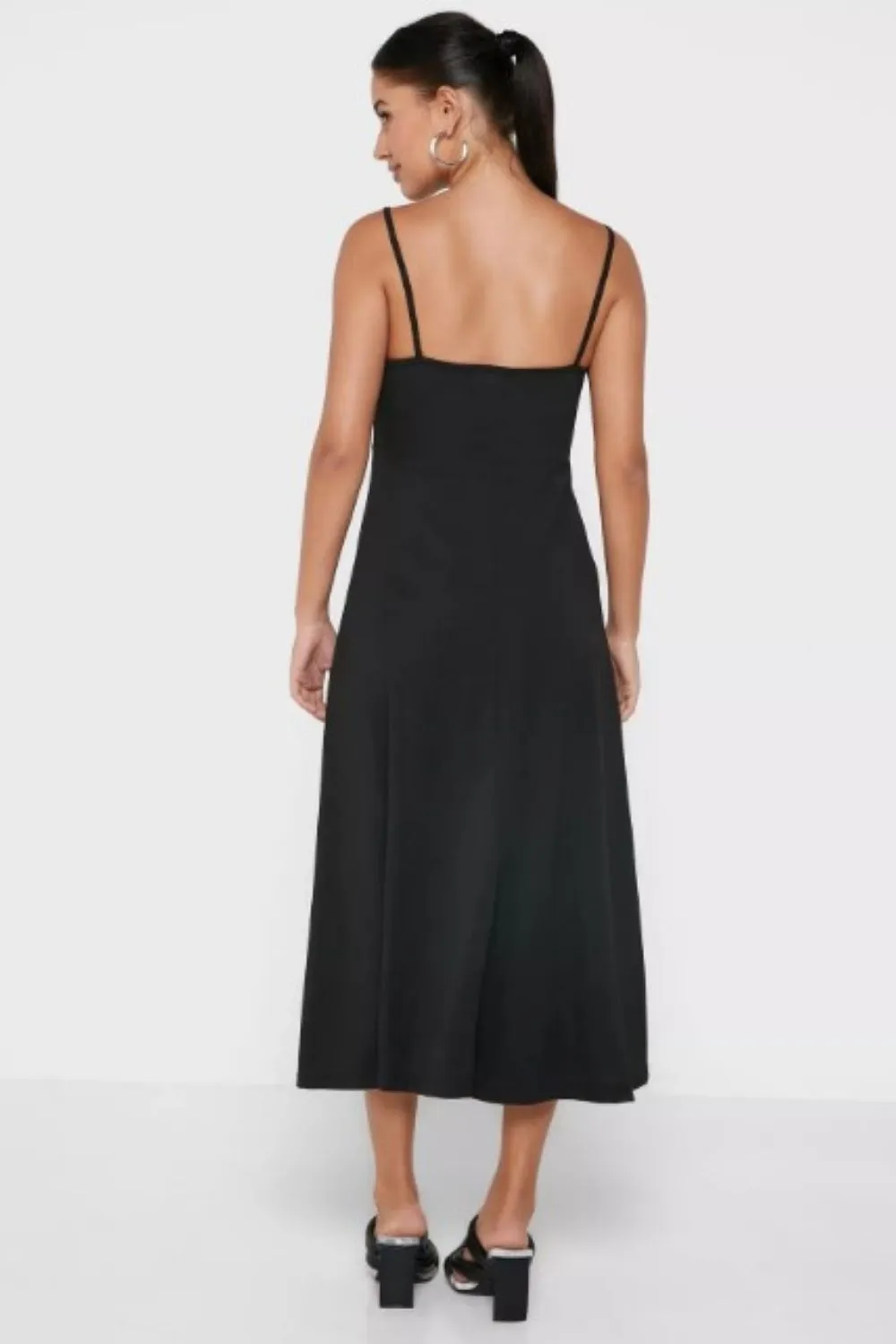 Finally Black Spaghetti Dress