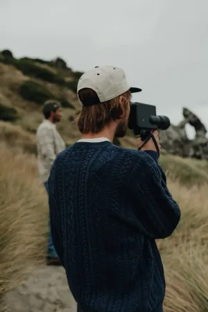 Fisherman Sweater - Polar Navy