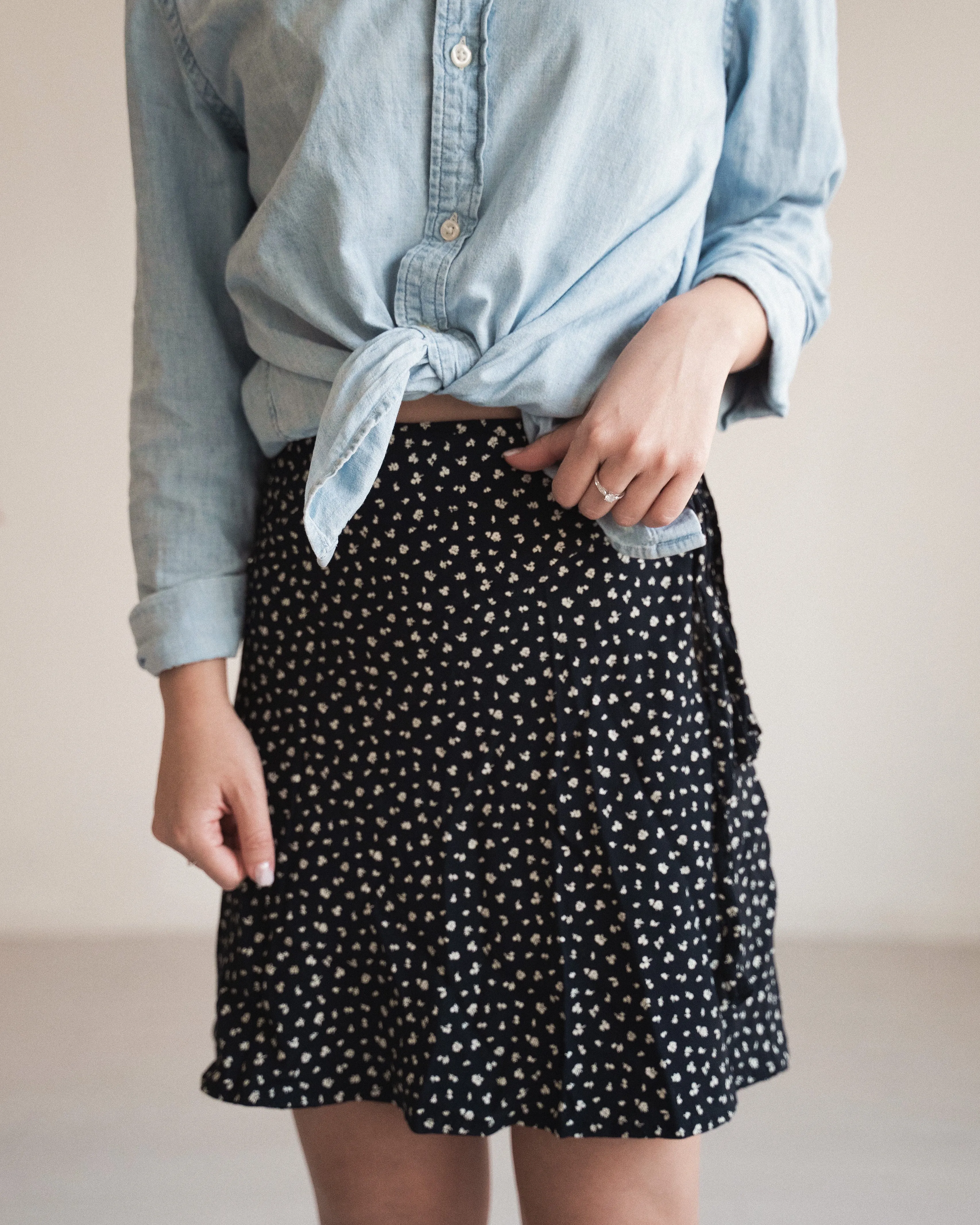 Flowy Wrap Skirt