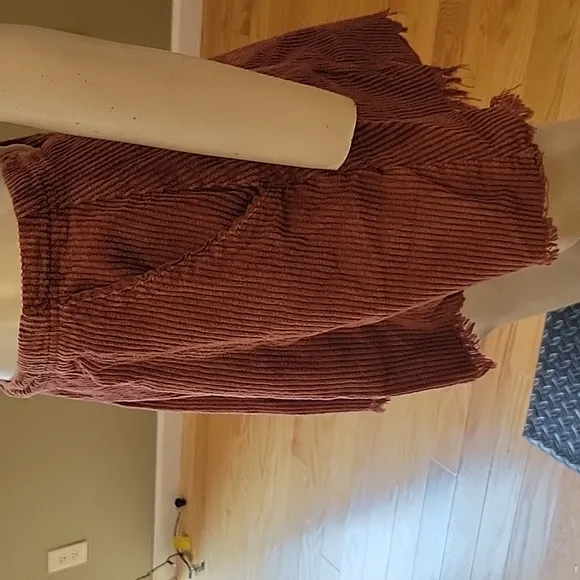 Free People Kendall Corduroy Mini Skirt