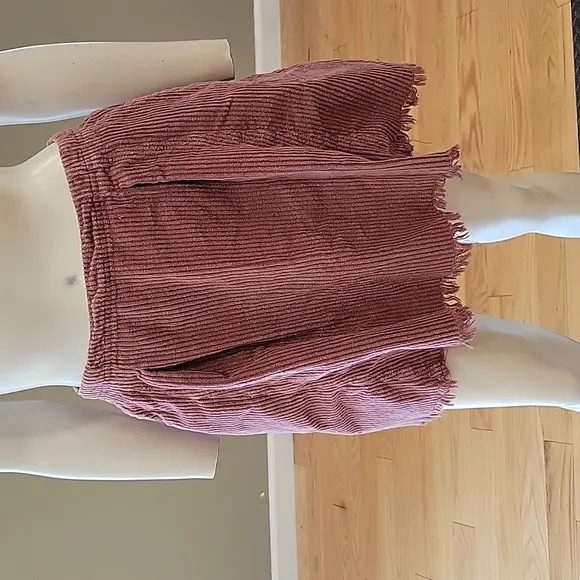 Free People Kendall Corduroy Mini Skirt