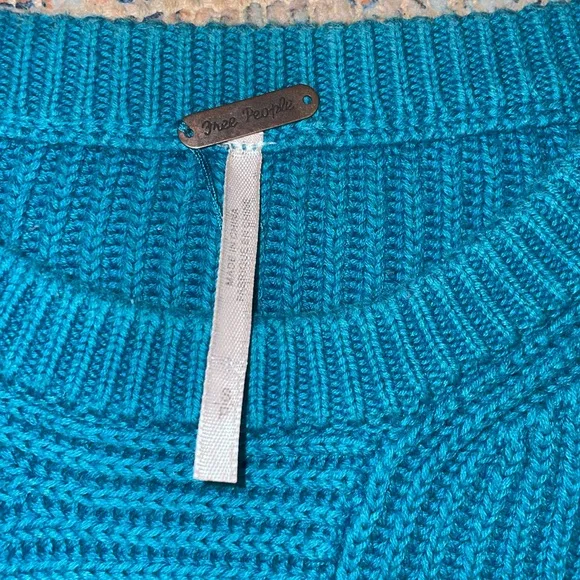Free People Womens Downtown Ribbed Knit Asymmetrical Pullover Sweater small
