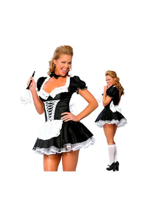French Maid With Big Bow Costume