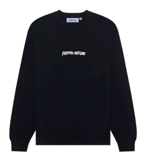 Fucking Awesome Little Stamp Crewneck - Black