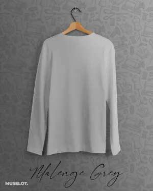 Full sleeves t shirt grey